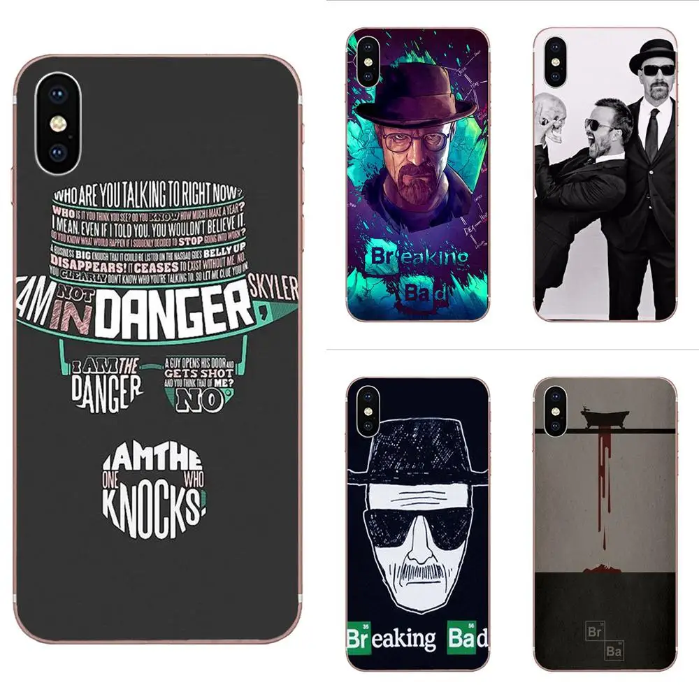 

Soft Phone Cases Breaking Bad Heisenberg Walter For Apple iPhone 4 4S 5 5C 5S SE 6 6S 7 8 Plus X XS Max XR