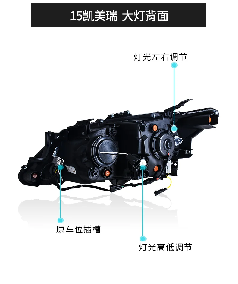 Car Styling for Toyota- Camry Headlight camry ALL LED Headlight headlamp Accessories