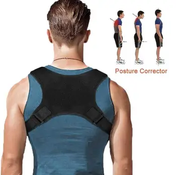 

Adjustable Back Posture Corrector Clavicle Spine Back Shoulder Lumbar Brace Support Belt Posture Correction Massage BeltTool