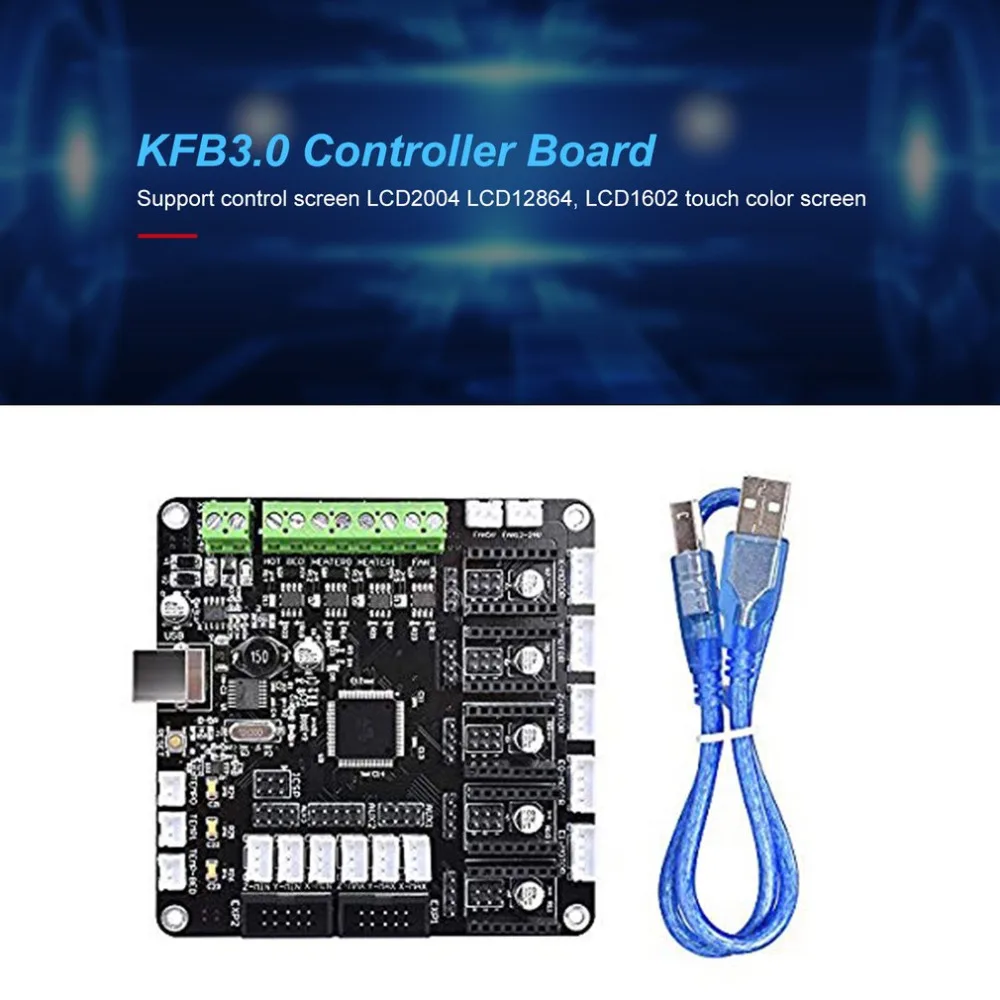 KFB3.0 3D плата управления совместимый Ramps1.4/MEGA2560/A4988/DRV8825/TMC2100 Драйвер шагового двигателя для 3D-принтера KOSSEL