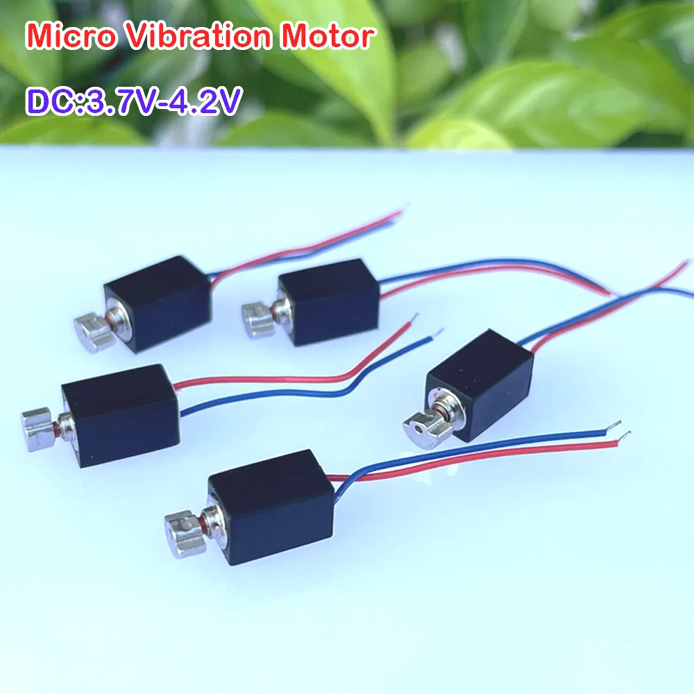 Micro Vibration Motor DC 3V-3.7V 100mA Mobile Phone Vibration Motor  Electric Vibrating Small Motor With Plastic Sleeve Protect - AliExpress