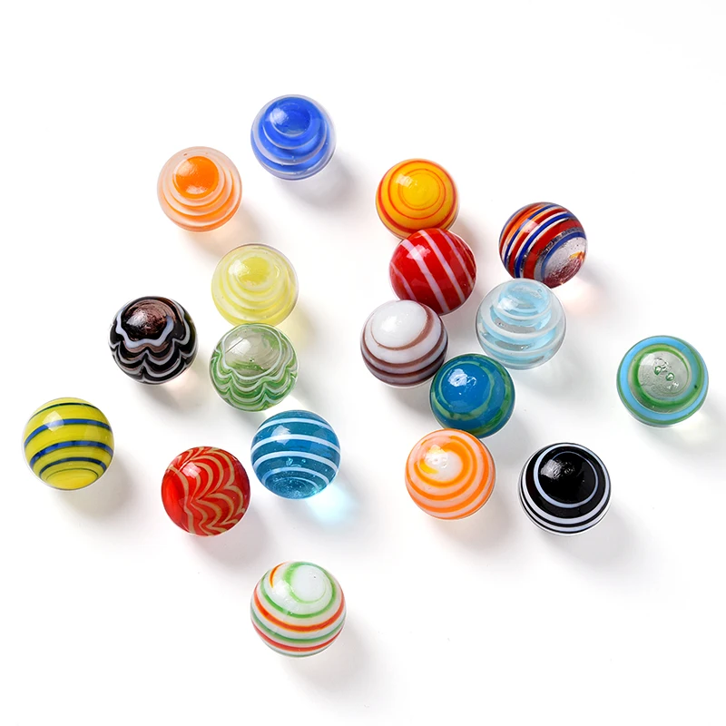 20pcs 16MM Glass Ball Console Game Pinball Machine Small Crystal Marbles Run Pat Toys Parent- Child Beads Bouncing Sports | Игрушки и