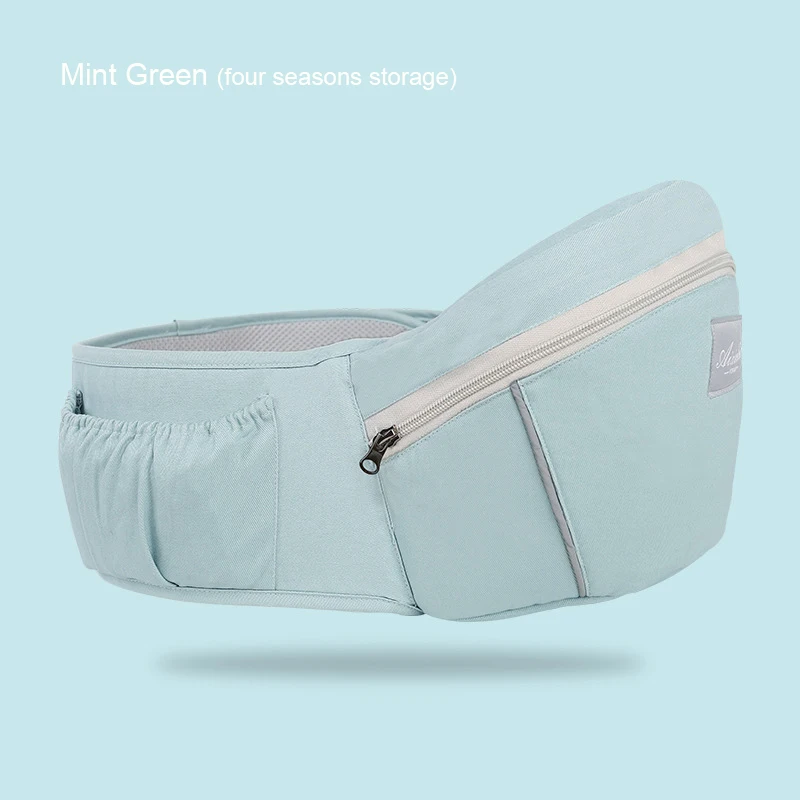 Mint Green B Переноска для младенцев, мягкий Регулируемый Многофункциональный ремень кенгуру, безопасный слинг для новорожденных, рюкзак для младенцев, аксессуары для малышей - Цвет: Mint Green B