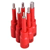 Insulated Electrical 1000V High Voltage Resistance 3/8 VDE Deep Socket H8-19mm  Length Hex Bit 4-10mm 6