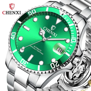 

Luxury Men Automatic Mechanical Rolexable Wrist Watch Top Brand Fashion Sport Men's 30m Waterproof Full Steel Date Clock Male