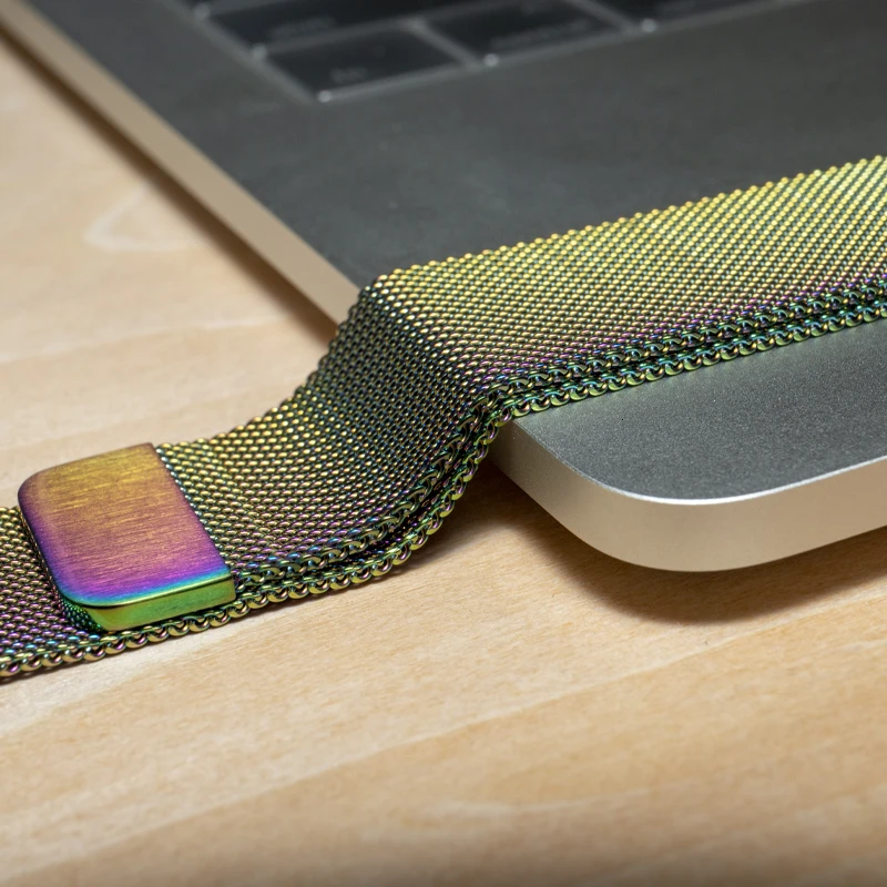 ТПУ чехол Миланская петля ремешок для Apple Watch Band series 5 44 мм 38 мм браслет из нержавеющей стали для iwatch 4 3 40 мм 42 мм ремешок для часов