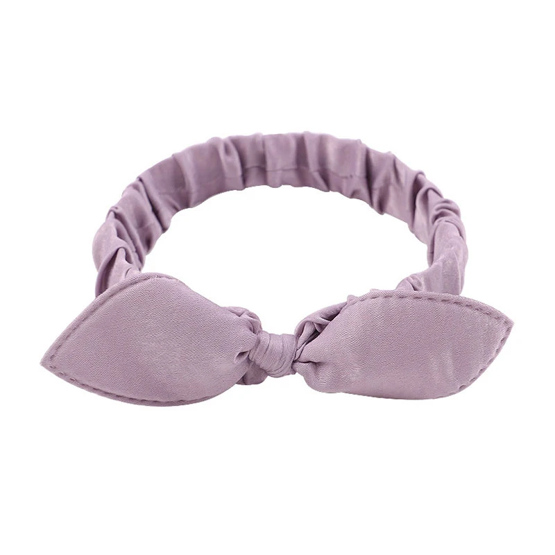 Women's Hair Accessories Korea Cute Rabbit Ear Kids Headband For Women Girls Fashion Solid Color Hair Band Hair Clasp Nice-looking Baby Headband Headwear cute headbands for women