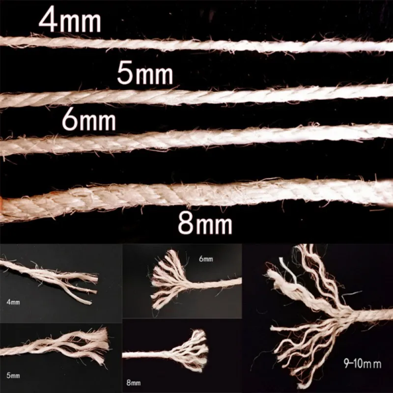 3/5 Meters Sisal Ropes For Cats Scratching Post Toys Soft Jute Twine DIY Desk Foot Tool For Cat Sharpen Claw