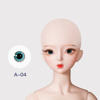 DBS 1/3 bjd кукла глазное яблоко 14 мм для 60 см bjd кукла, только глазное яблоко без куклы без головы - Цвет: A04