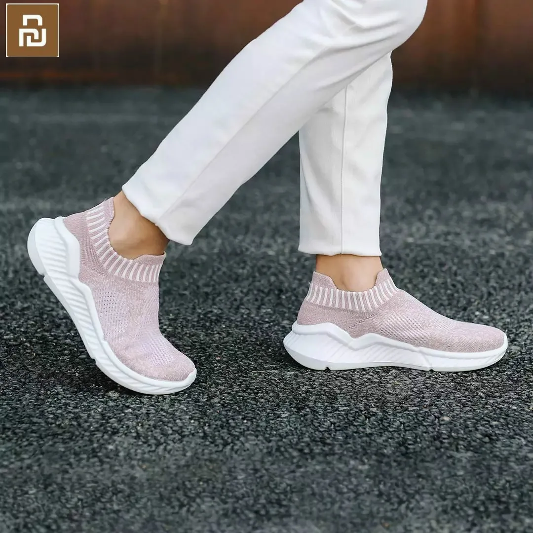 Pre-sale New Youpin FREETIE Antibacterial Waterproof Socks Sneakers(Woman) Water-repellent fly-woven breathable upper | Электроника