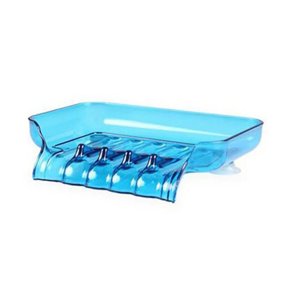 Практичный держатель на присоске для раковины для ванной комнаты - Цвет: Синий