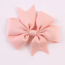 Заколка-бабочка для девочек в европейском и американском стиле; Заколка-бабочка ручной работы; Детские аксессуары для волос 40 цветов