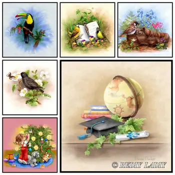 

Diamond Painting Animals Birds Full Square/Round Drill Diamond Embroidery Picture Rhinestones Handmade Cross Stitch Home Decor