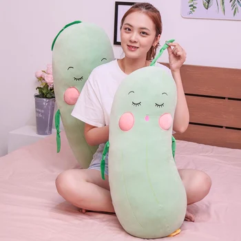 

1 pc fun analog loofah plush toy padded cute vegetable pillow kids children children creative gift cute Christmas gift