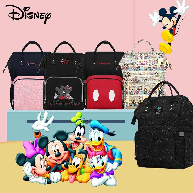 Disney mochila bebe maternidade рюкзак для детских подгузников с usb сумка-Органайзер для детских колясок водонепроницаемая сумка для детских колясок