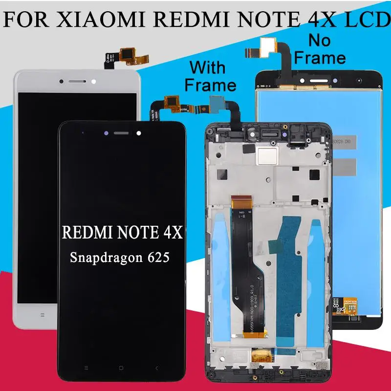 

Catteny Promotion For Redmi Note 4X Display With Frame For Xiaomi Redmi Note 4X LCD Touch Screen Panel Digitizer Assembly+Tool