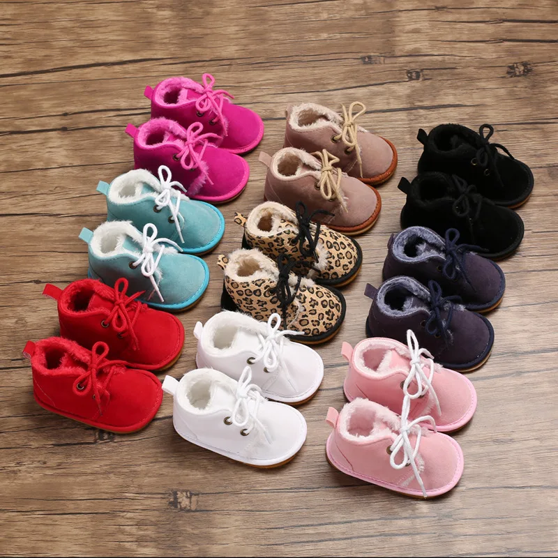 Unisex Toddler Shoes Boy Soles Thicken Babies Shoes for Baby Girl Cotton Fabric Winter Newborn Infant Baby Girl Boots