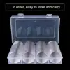 60Pcs/Set 41MM Portable Coin Holders Reusable Acrylic Transparent Storage Cases Round Protector Organizers for Collection 2