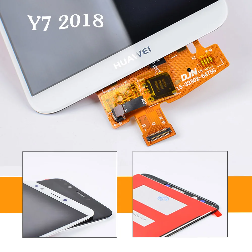 E-семья для HUAWEI Y5 /Y6 ЖК-дисплей сенсорный экран дигитайзер для HUAWEI Y7 дисплей в сборе Замена