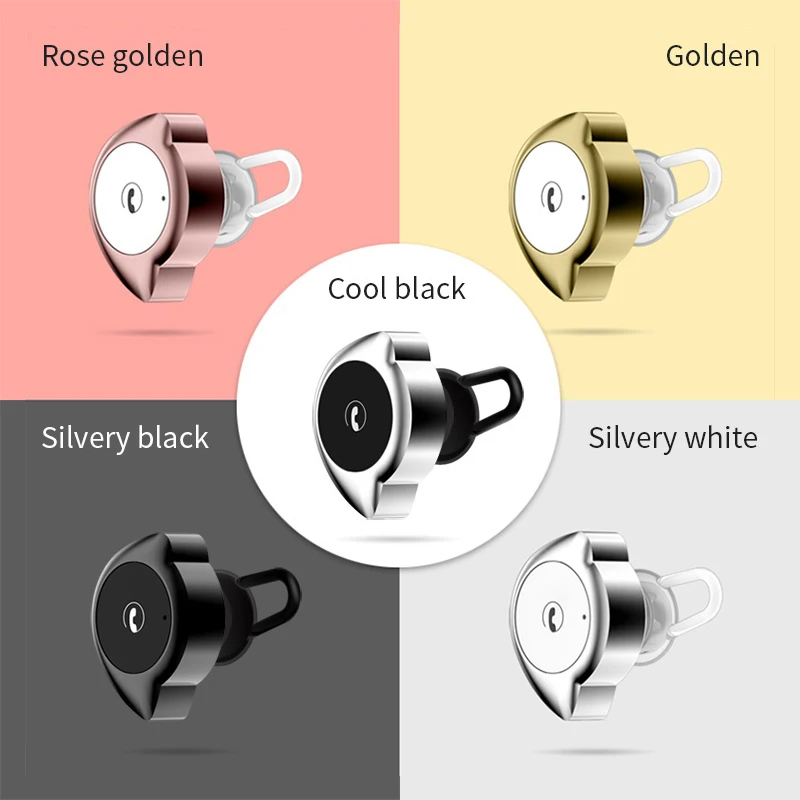 Moloke D4 Sports Wireless Bluetooth Headset Mini Hanging Earphone Stereo Phone Car Handsfree TWS Bluetooth Headset