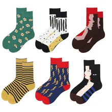 Женские носки, Забавные милые носки для скейтборда в японском стиле Харадзюку