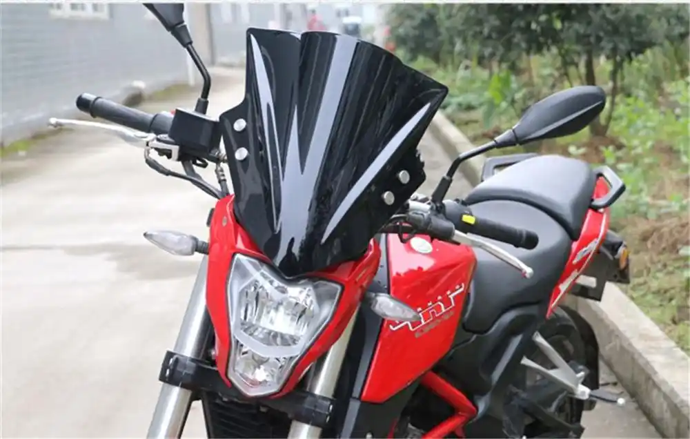 Motorcycle Windshield Street Bike Windscreen Screen Glass As For Benelli Tnt 25 Bj250 15 Windscreens Wind Deflectors Aliexpress