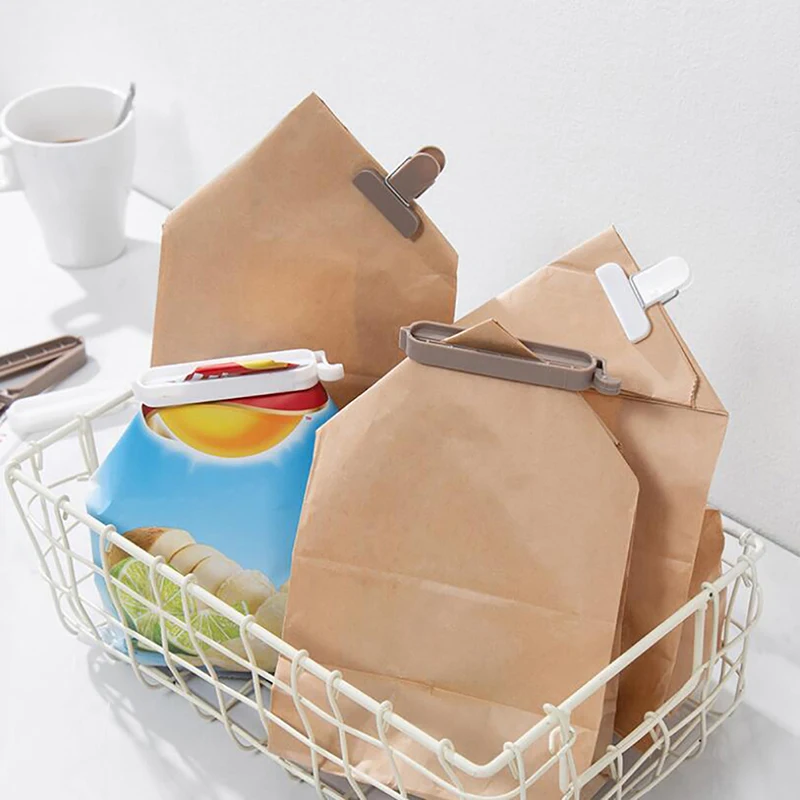 8 шт. домашний мусорный контейнер мешок фиксированный зажим держатель фиксатор