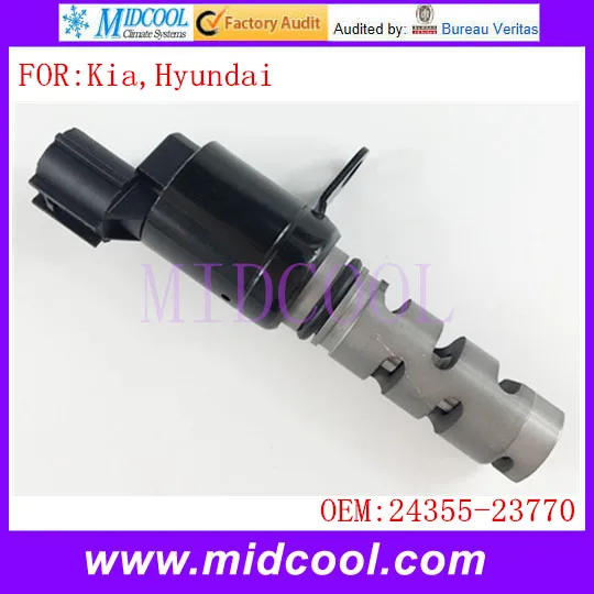 VVT клапан управления маслом соленоид OE NO. 24355-23770, 24355-25000 для Kia hyundai