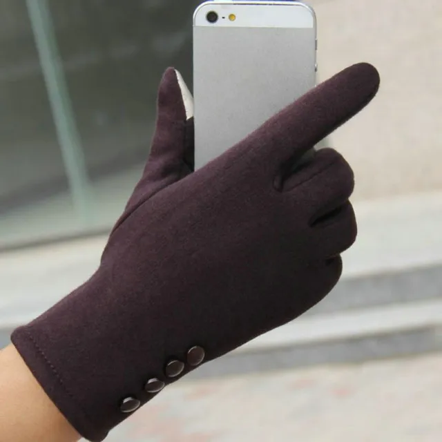Модные женские зимние спортивные теплые перчатки с сенсорным экраном, женские перчатки для мобильного телефона, женские зимние спортивные теплые перчатки