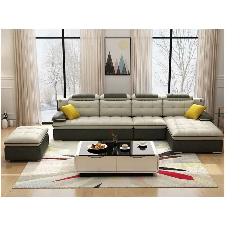 Karois 8060 living room fabric sofa combination is removable washable L ...