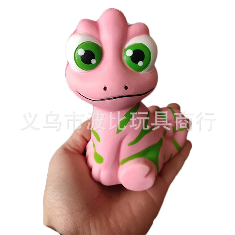 Новые продукты мягкая модель Bigeye динозавр пены памяти Модель ящерица Pu модель Gecko Pu снижение давления игрушка