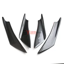 Универсальный автомобильный спойлер переднего бампера из углеродного волокна Evo Fighting Air knife передний окруженный модифицированный дефлектор воздушный нож