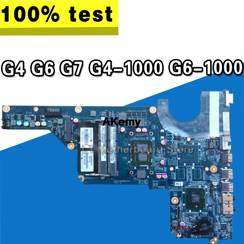 

FOR HP G4 G6 G7 G4-1000 G6-1000 LAPTOP MOTHERBOARD CPU: I3-370M 655990-001 DAR18DMB6D1 DAR18DMB6D0 With heatsink