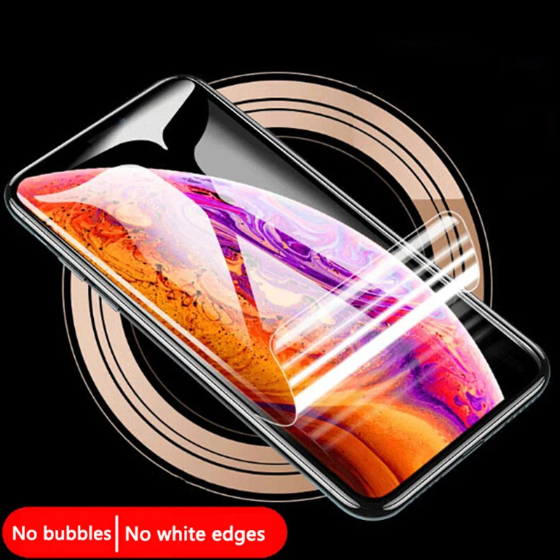 

1 Pcs 10D Hydrogel Film Screen Protector For Xs Max/Xr/Xs/X/6 6S 7 8 Plus