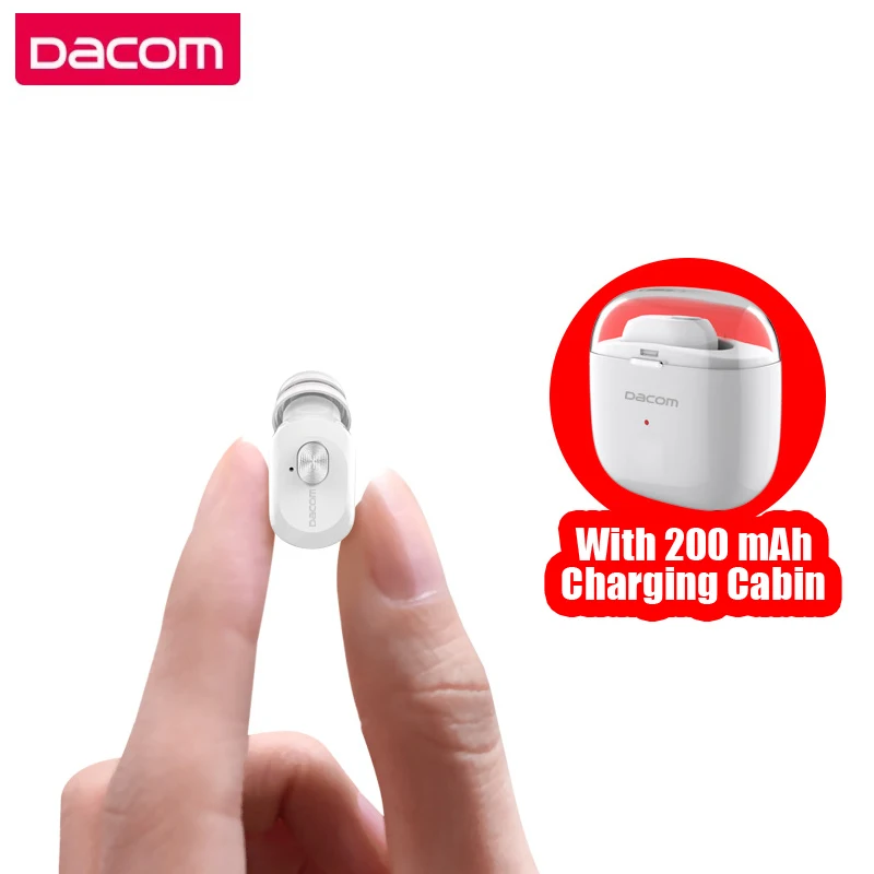 Dacom моно гарнитура беспроводные наушники мини Аурикулярные Bluetooth микро наушник с
