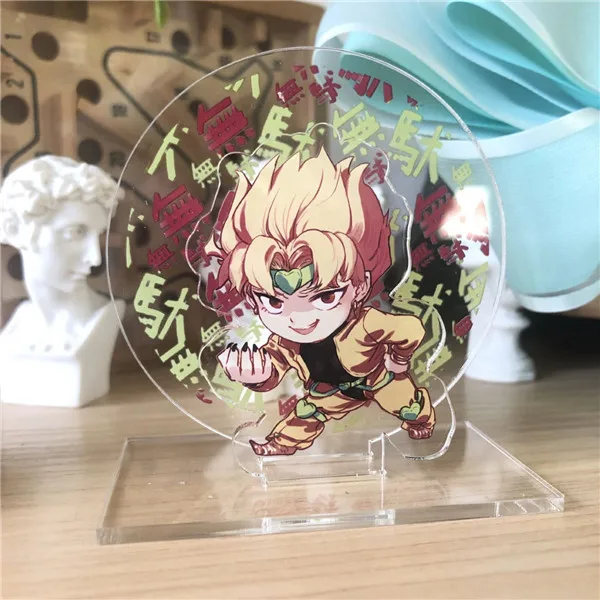 Аниме JOJO невероятное приключение dio brando Giorno Giovanna Kakyoin Нориаки Косплэй акриловый стол подставка фигурный модельный декоративная пластина - Цвет: DIO BRANDO
