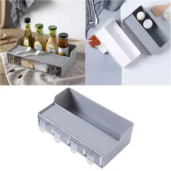

Kitchen Seasoning Box Multi Function Seasoning Box Durable Kitchen Utensils Storage Rack For Home Restaurant (White/Beige/Grey)