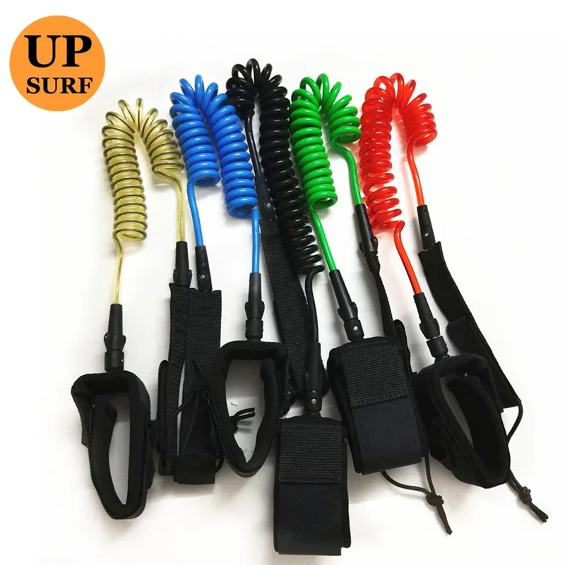 Surf Sup 6ft 7mm Ankle Leash Surfing Elastic Coiled Stand UP Paddle