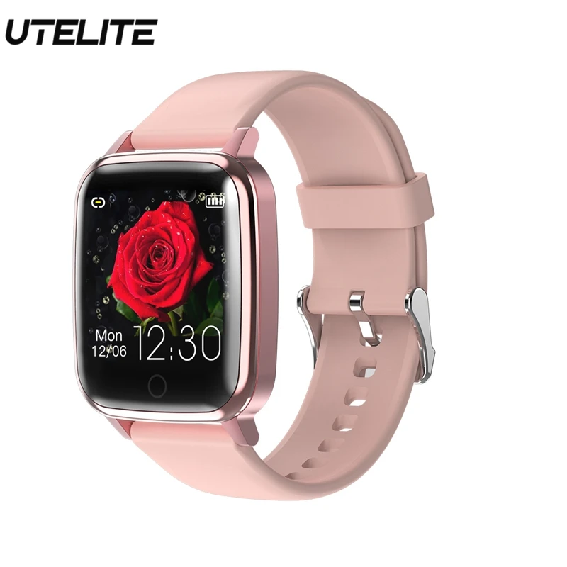 

UTELITE R1 Smart Watch Bluetooth Heart Rate Blood Pressure Monitor Band Oxygen Sleep Monitor Message Call Reminder Wristband