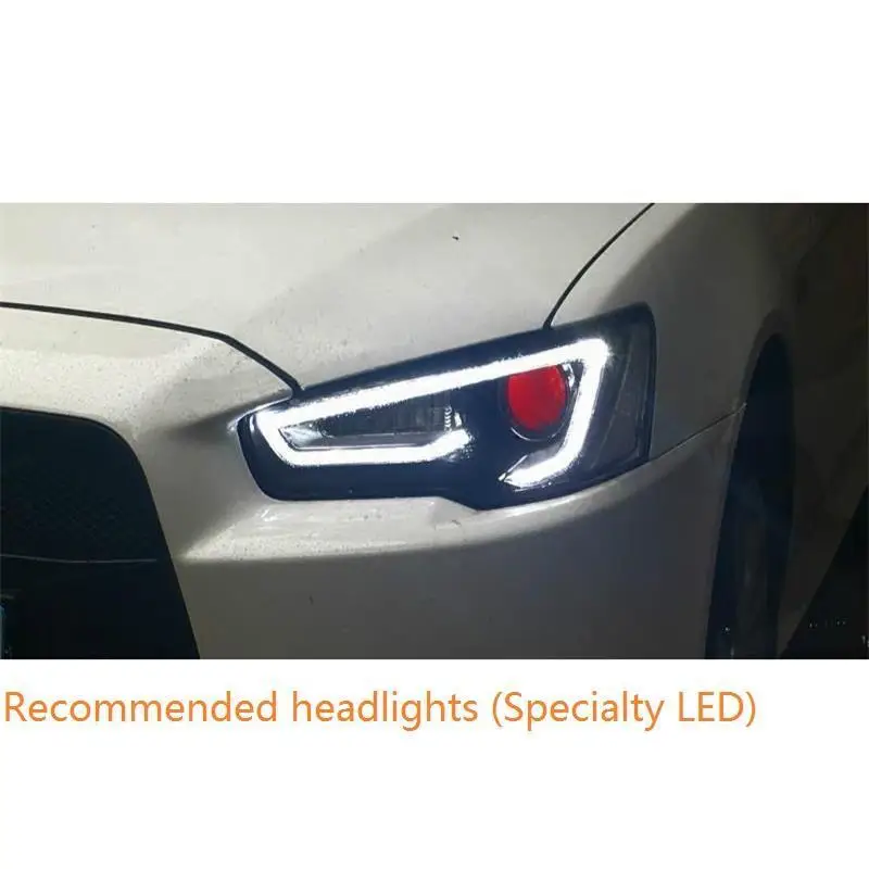 MODEL A Automovil Luces Led Para Авто Стайлинг дневные ходовые фары Задние Автомобильные фары в сборе 17 18 для Mitsubishi Lancer-ex - Цвет: MODEL A