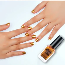 Nusx лак для ногтей металлик волшебный зеркальный эффект, цвета хрома лак для ногтей изысканный 7 мл Лак для ногтей для женщин Быстросохнущий PO023