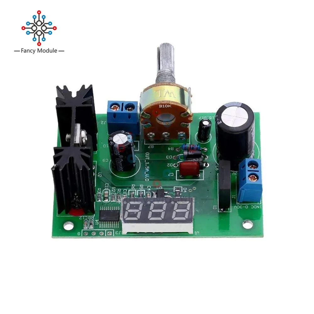 Diymore LM317 AC 0 22A/DC 30 в постоянный ток 1 25 28 В 2А понижающий преобразователь модуль
