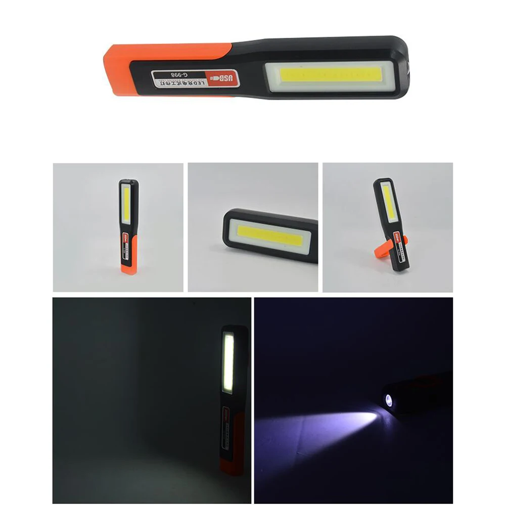 COB LED Magnetisches Arbeitslicht Wiederaufladbare Inspektionslampe Handfackel 