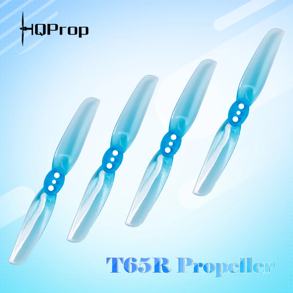 

HQ T65R Propeller 2.5inch 2 blade CW / CCW PC prop compatible 1103 / 1104 motors For FPV TurboBee 120RS Drone part