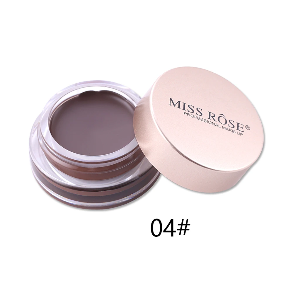 MISS ROSE Eyebrow Ointment Natural Waterproof Eyebrow Gel Cream Professional Brand Eyebrow Ointment Long-lasting Makeup