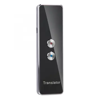 

Precision 2.4G Smart Bluetooth Pocket Interpreter Real Time Speech Multilingual Translator Purple instant translate translator
