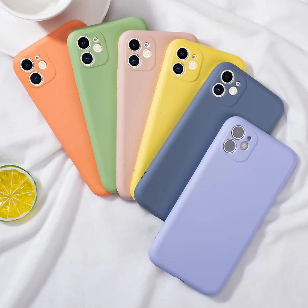 Для iphone 11 Pro Max полный Чехол Мягкий чехол для 2019 жидкий силиконовый задней панели