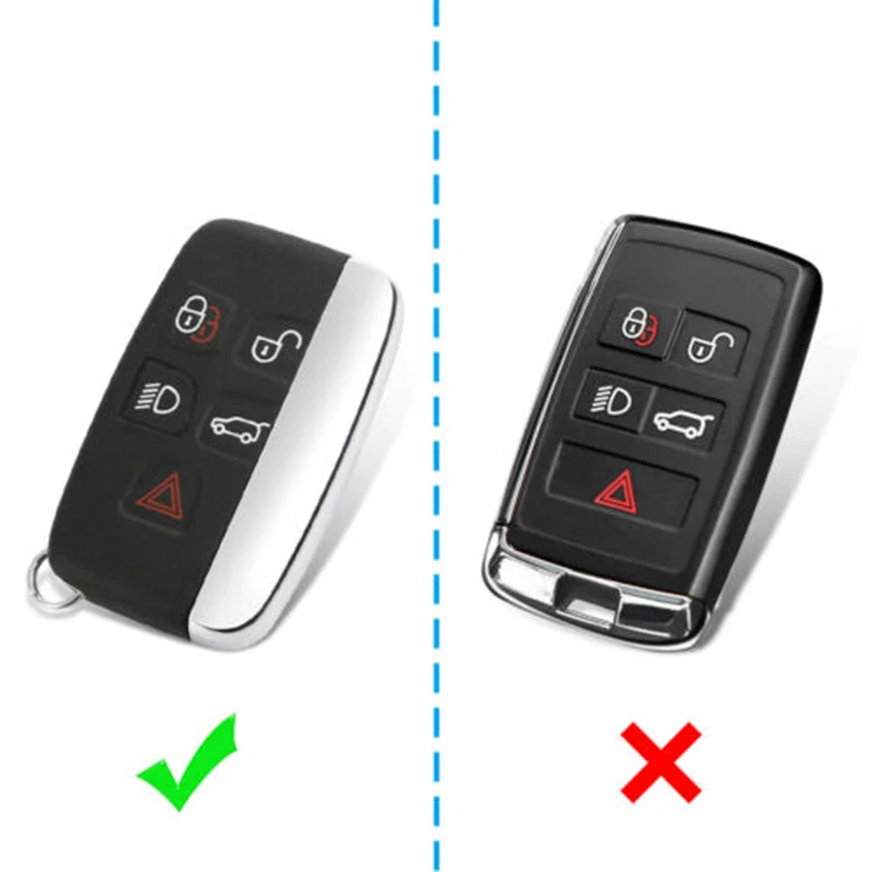 Для Land Rover Jaguar, автомобильные аксессуары, чехол для ключей из углеродного волокна, ТПУ, брелок для ключей, пряжка на цепочке, практичный