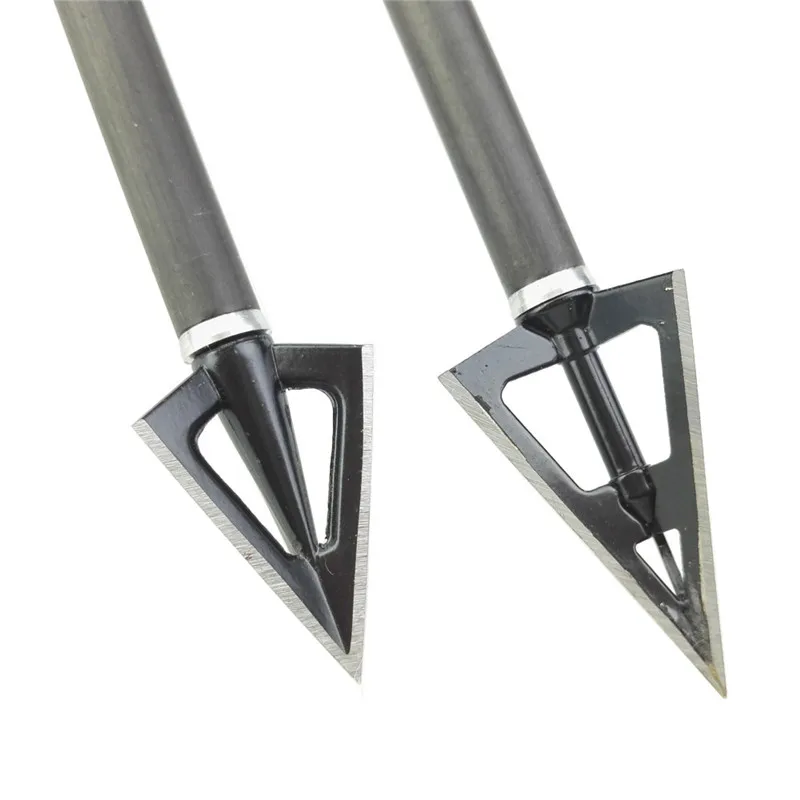 6 шт. стрела для стрельбы из лука Broadheads100 зерно 3 лезвия охотничьи точки стрелки-указатели стрелы для стрельбы на открытом воздухе аксессуары для охоты
