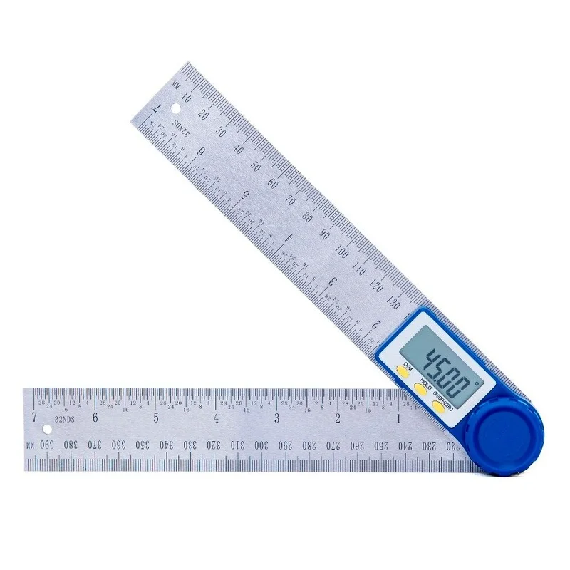 Digital Protractor 200mm 7 Inch Digital Angle Finder Protractor Ruler Meter Inclinometer Goniometer Level Electronic Angle Gauge ip54 angle finder 4x90 degrees measuring tool 4 sides magnetic protractor lcd digital angle gauge for woodworking